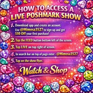 🌹How to Access my POSH SHOWS🌹